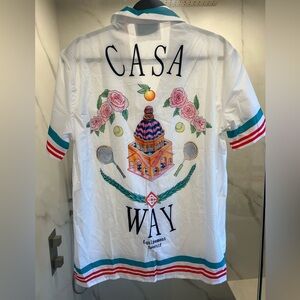 Casablanca SET ONLY Casa Way - Button Down Shirt a+ Shorts